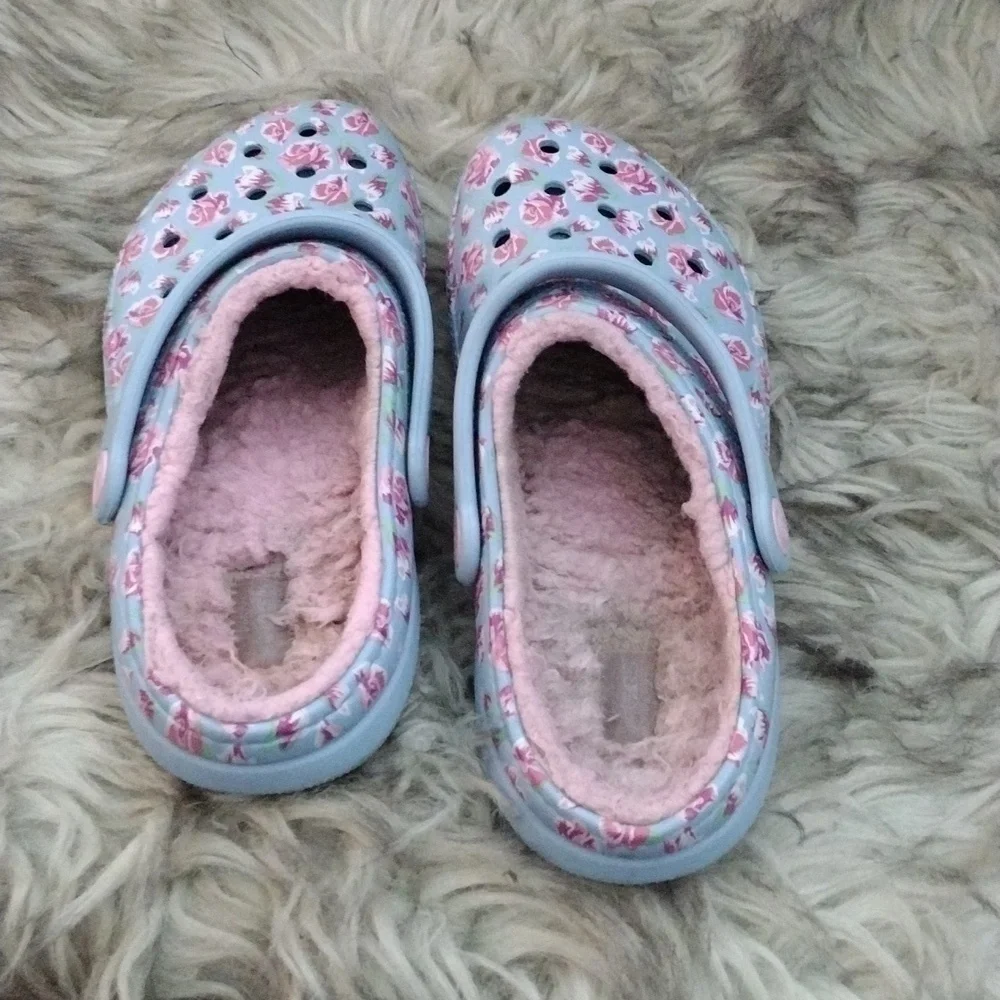 Croc floral for little girls big girls